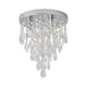 image 1 of ValueLights Lara Chrome Chandelier Acrylic Droplet Ceiling Light