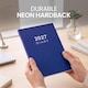 image 4 of 2027 Diary A5 Week to View - Hardback Planner Organiser with Ribbon Bookmark - Weekly Appointment Journal Notebook (Navy) | Blue | Navy