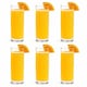 image 1 of 370ml Tall Pub Cocktail Glasses Highball Tumblers Clear Glass Set of 6