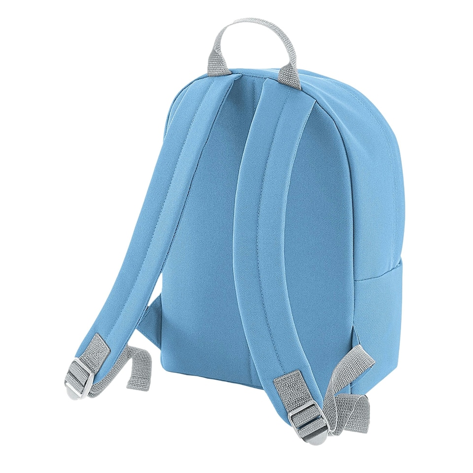 image 1 of Bagbase Fashion Mini Backpack - Sky Blue/Light Grey - One Size