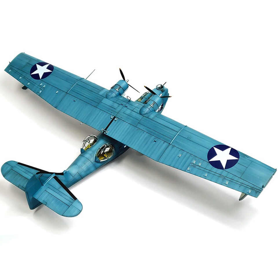 image 1 of Academy USN PBY-5A Battle of Midway Military Aircraft Model Kit Scale 1-72