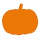 image 1 of Orange Pumpkin Shaped Halloween Acrylic Grazing Board 33.5cm