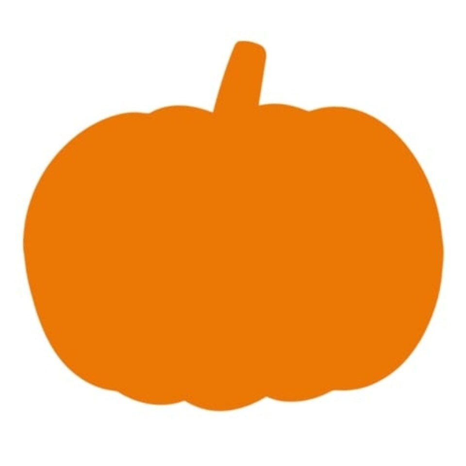 image 1 of Orange Pumpkin Shaped Halloween Acrylic Grazing Board 33.5cm