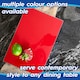 image 3 of Harbour Housewares Rectangle Glass Chopping Board - 50cm x 40cm - Hague Blue - Cutting Board Worktop Saver Worksurface Protector Glass Chopping Board Blue
