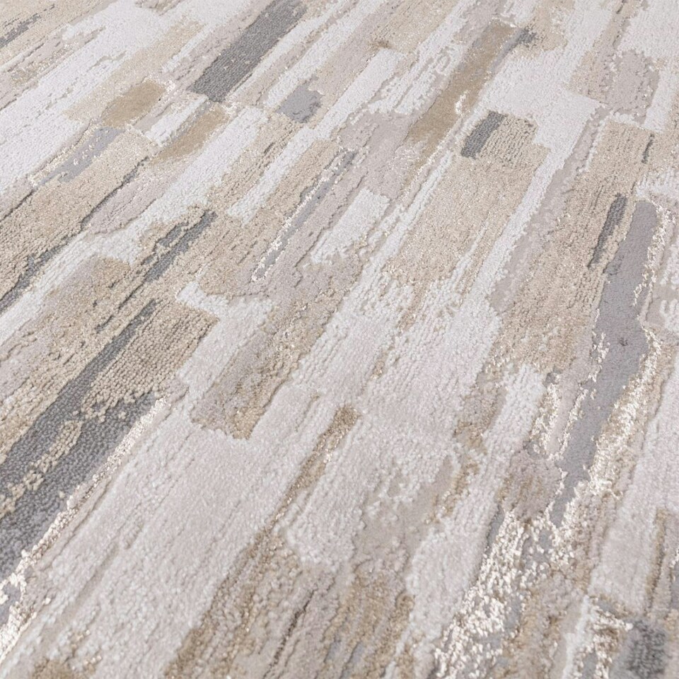 image 1 of Modern Anti-Shed Rug, Luxurious Abstract Rug for Bedroom, Living Room, 8mm Thickness Dining Room Rug-120cm X 170cm Grey | 120cm X 170cm