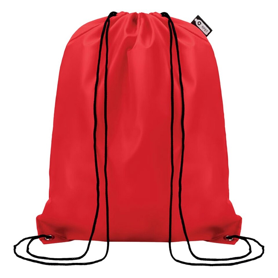 image 1 of MidOcean Shooppet RPET 190T Drawstring Bag - Red - One Size Red