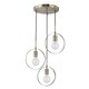 image 2 of First Choice Lighting Hailey Brushed Gold Cluster 3 Light Gold