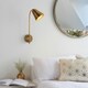 image 5 of Radha Task Wall Lamp Antique Solid Brass
