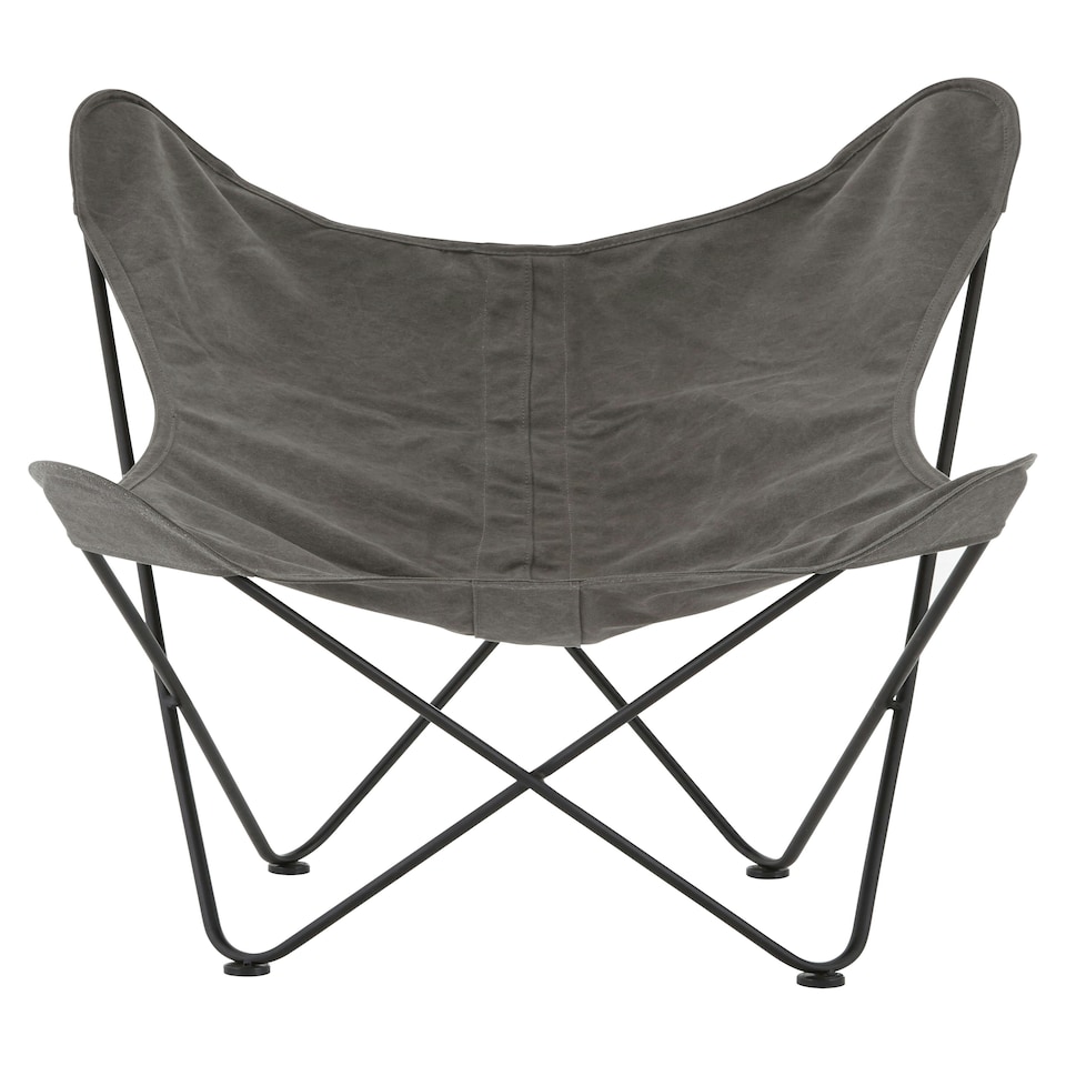 image 1 of Interiors by Premier Papillon Grey Butterfly Chair
