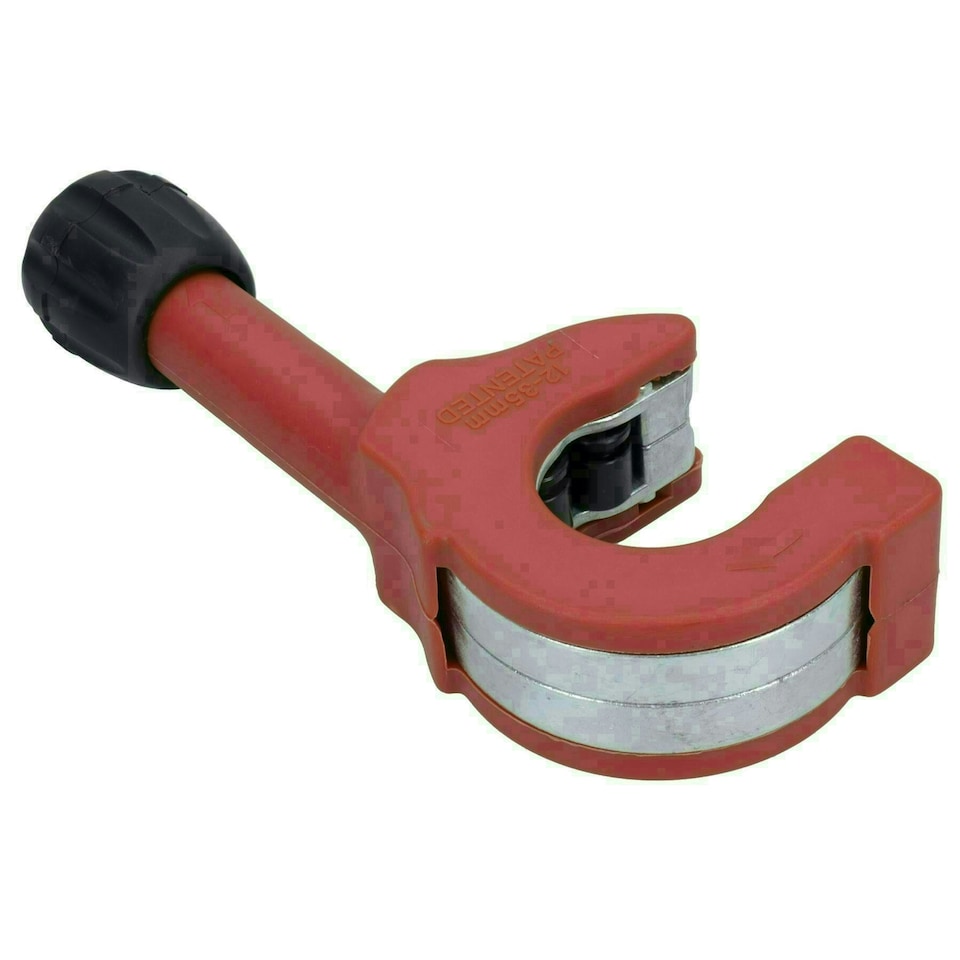 image 1 of Adjustable Ratchet Action Copper Inox Tube Pipe Cutter One Handed 12 - 35mm