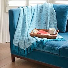 Chevron Recycled Cotton Throw