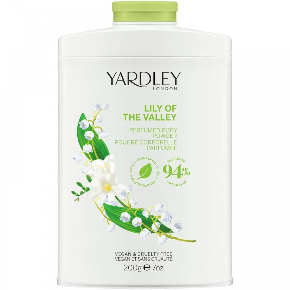 image 1 of Yardley English Lily of the Valley Talcum Powder 200g