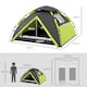 image 5 of Outsunny 3-4 Man Camping Tent Portable with Bag, Quick Setup, Dark Green