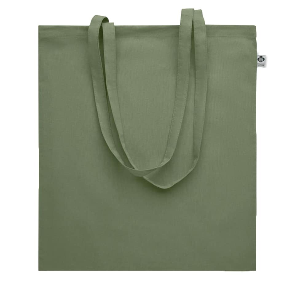 image 1 of MidOcean Onel Plain Organic Cotton Shopper Bag - Green - One Size | Green