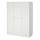 image 3 of Brande Wardrobe with 3 Frame Doors in White
