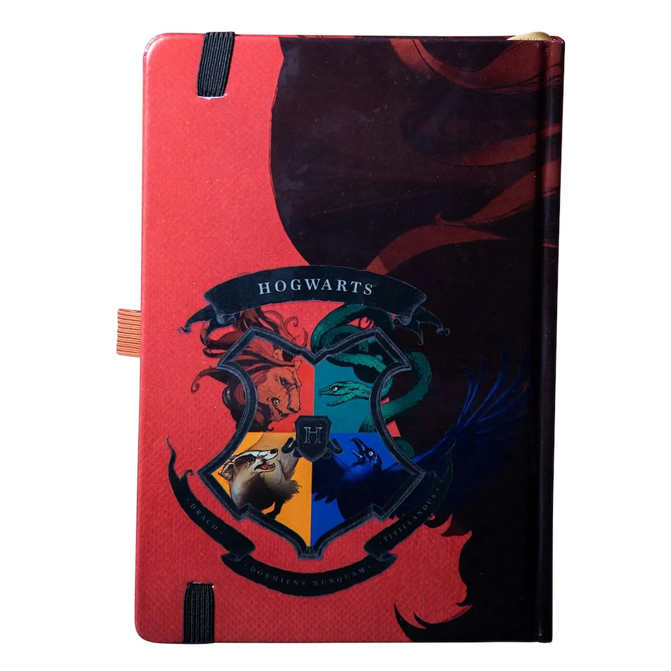 image 1 of Harry Potter Intricate Houses Gryffindor A5 Notebook - Red/Brown - One Size