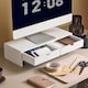 image 6 of SoBuy BBF02-W,Computer Monitor Stand Monitor Riser with 2 Drawers | White | White | 1