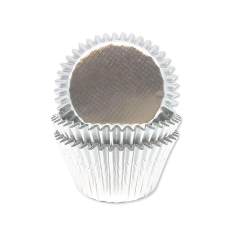 Anniversary House Silver Foil Cupcake Cases Pack of 45