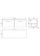 image 2 of Balterley Level Wall Hung 2 Drawer Vanity Unit & Laminate Worktop for Modern Bathroom Storage | Green | Satin Green