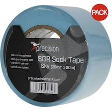 Precision Unisex Adult 38mm SGR Sock Tape (Pack Of 5) - Sky Blue - 20m x 38mm
