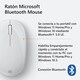 image 3 of Microsoft Bluetooth Optical Wireless Mouse 4-Button Scroll Wheel - White RJN-000-ERGO-WHITE