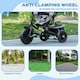 image 5 of HOMCOM 6 in 1 Kids Trike, Stroller with Parent Handle, Grey