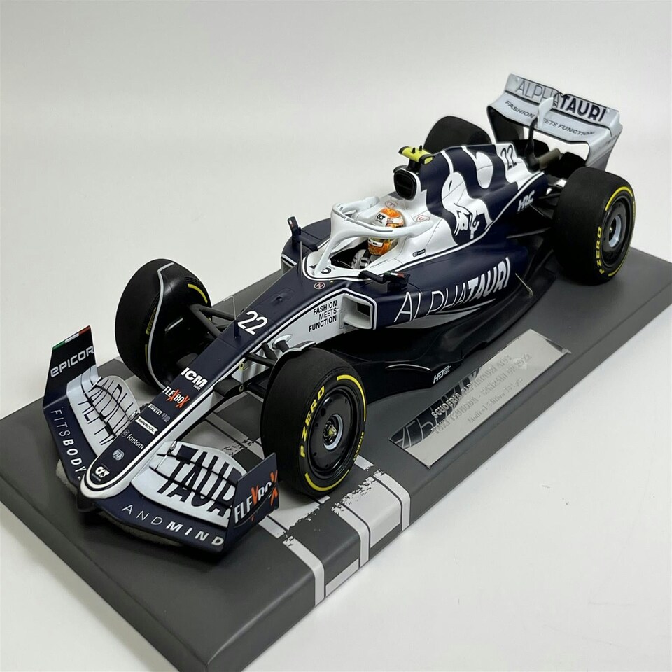 image 1 of Yuki Tsunoda Alpha Tauri Bahrain GP 2022 1:18 Scale Minichamps 117220122
