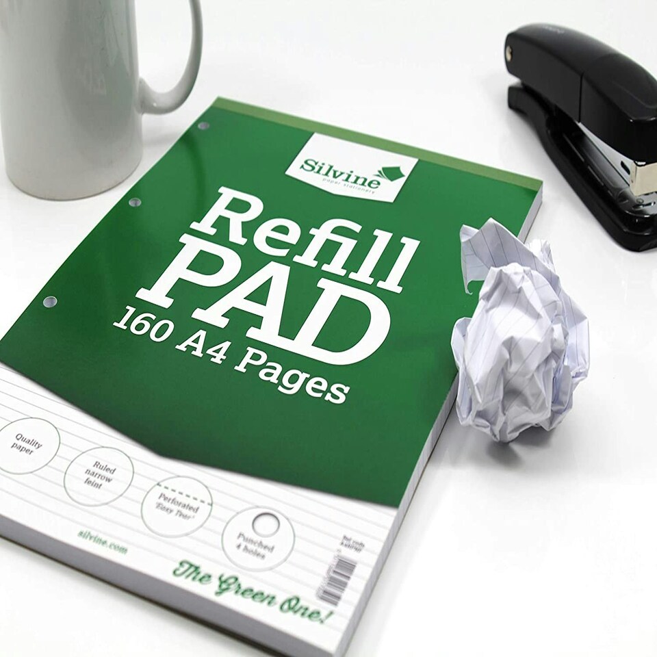 image 1 of A4 Narrow Feint Refill Pad (210x297mm)