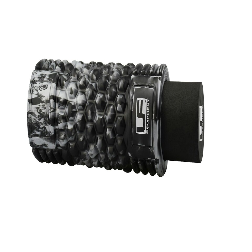 image 1 of Urban Fitness 2 in 1 Massage Roller Set - Black/Silver - - Fitness - UFA314