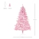 image 7 of HOMCOM 5FT Artificial Christmas Tree w/ Automatic Open for Home Party Pink