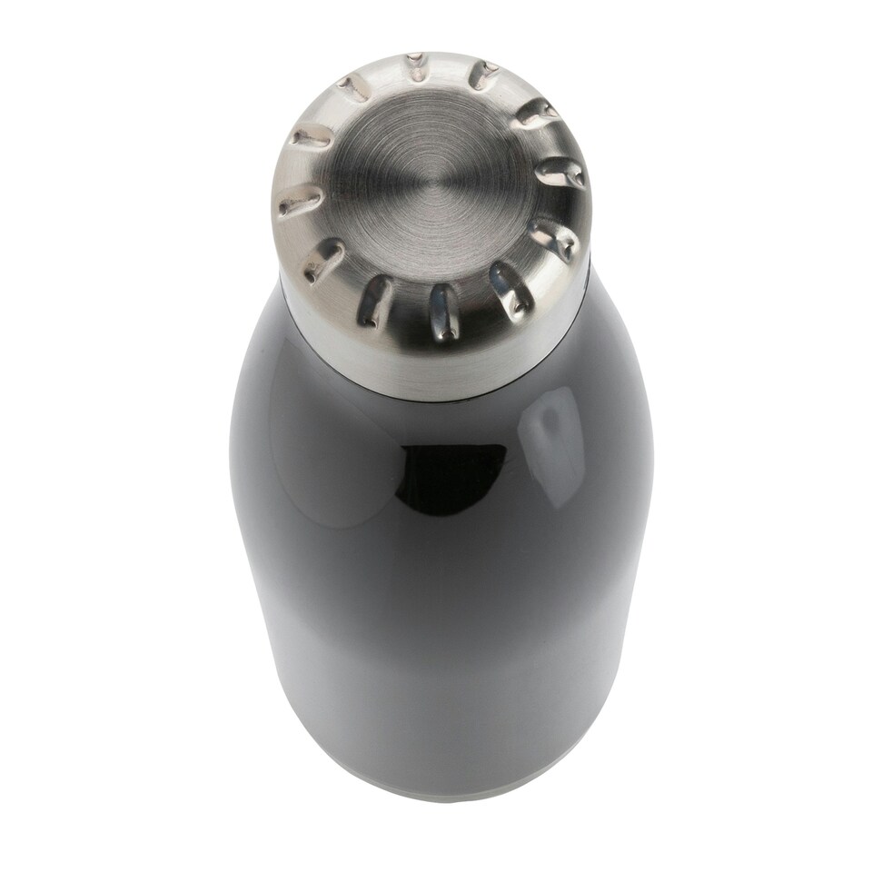 image 1 of XD Collection Stainless Steel 500ml Water Bottle - Black - One Size Black | One Size