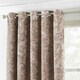 image 2 of Paoletti Verona Crushed Velvet Oyster Eyelet Curtains 168 x 137cm