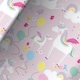 image 3 of Unicorns & Rainbow Gift Wrapping Paper Roll 3m