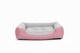 image 1 of Plush Waterproof Sofa Dog Cat Bed Basket Soft Fleece Pet Bed 6 Sizes | Pink | XXL