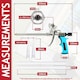 image 3 of SPARES2GO Expanding Foam Applicator Gun Caulking Sealing Filling Spray Tool Kit (for 750ml Threaded Connector Cans)
