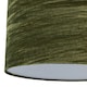 image 2 of Aura - Chrome Table Lamp with Green Crushed Velvet Shade Chrome | Green