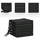 image 3 of Outsunny Set of 6 Chair Cushion Seat Pads Dining Chair w/ Straps 