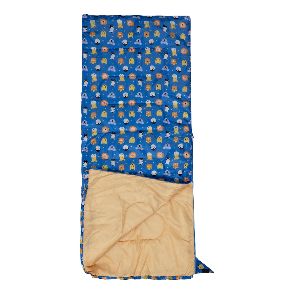 image 1 of Trespass Childrens/Kids Animal Print 2 Season Sleeping Bag