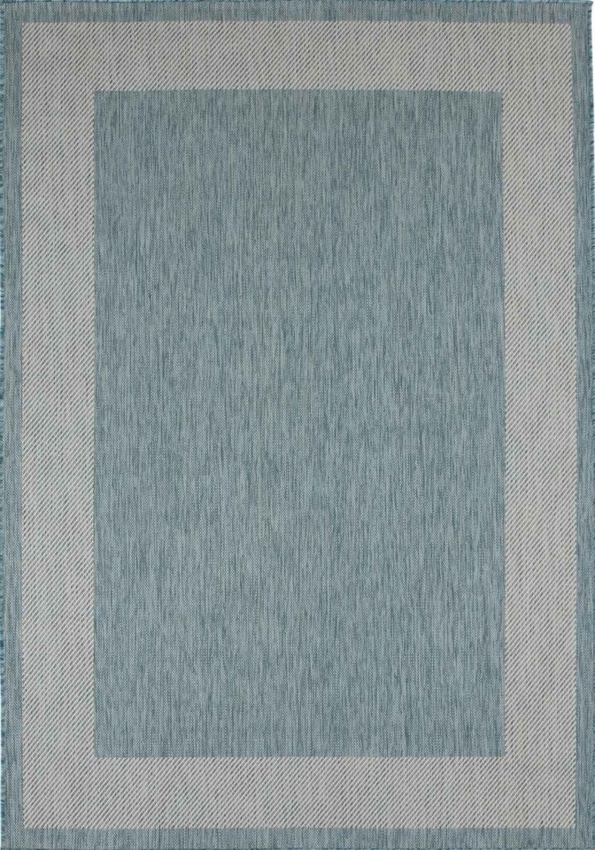 image 1 of The Rugs Outdoor Indoor Bordered Garden Patio Rug Weather Resistant | 200