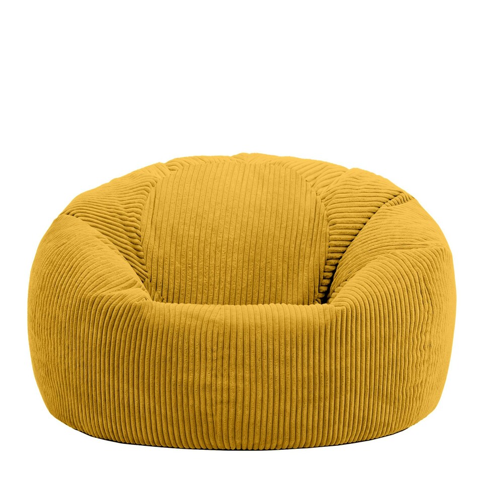 image 1 of icon Kingston Classic Beanbag Corduroy Yellow Set of 2 Yellow | Yellow