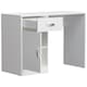 image 9 of Vida Designs Hudson 1 Door 1 Drawer Computer Desk Home Office Workstation, White