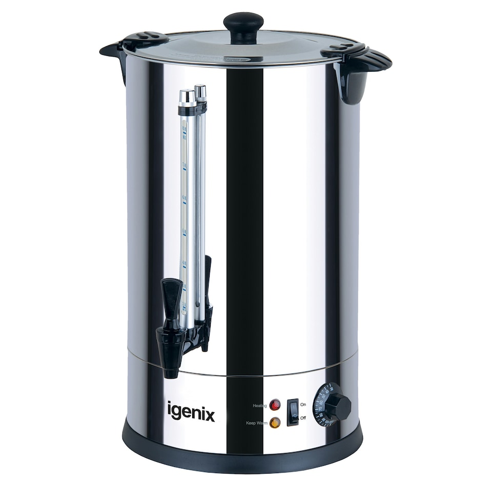 image 1 of Igenix IG4008 Catering Urn & Hot Water Boiler, 8 Litre