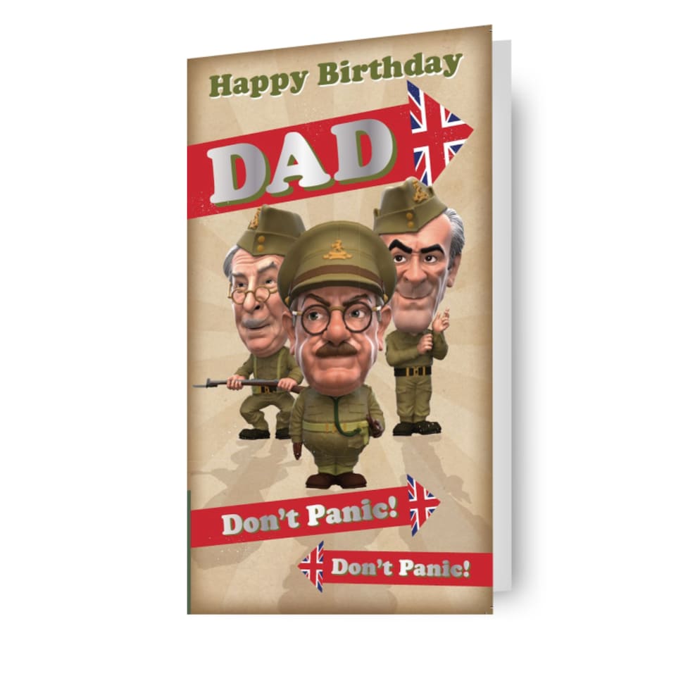 Dad's Army Dad Birthday Card