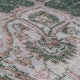 image 4 of KUKOON Green Vintage Medallion Non Slip Washable Low Pile Rug 240cm x 330cm