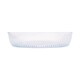 image 7 of Argon Tableware Optical Oval Glass Oven Dishes - 26cm x 17cm - Pack of 2 | Clear | Clear | 26cm x 17cm