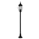 image 1 of ValueLights Windsor Black Outdoor Garden IP44 Rated Bollard Post Light