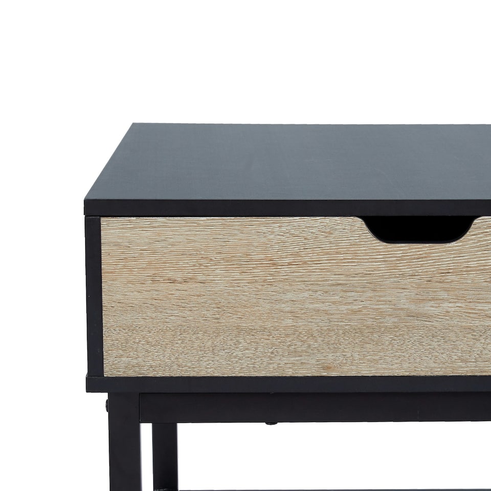 image 1 of Teamson Home Bryson Wooden Coffee Table & Storage, Modern Rectangular Table Desk with Adjustable Lift-Top for Living Room, Reception Room or Study
