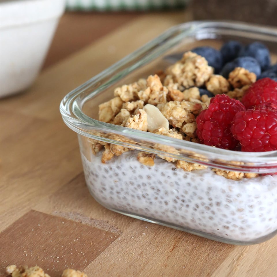 image 1 of Harbour Housewares Glass Containers with Airtight Lids - 5 Pack - 370ml Lunch Box Tubs BPA-Free Meal Prep Containers Reusable Leak Proof Food Storage Tubs Oven Safe Freezer Safe