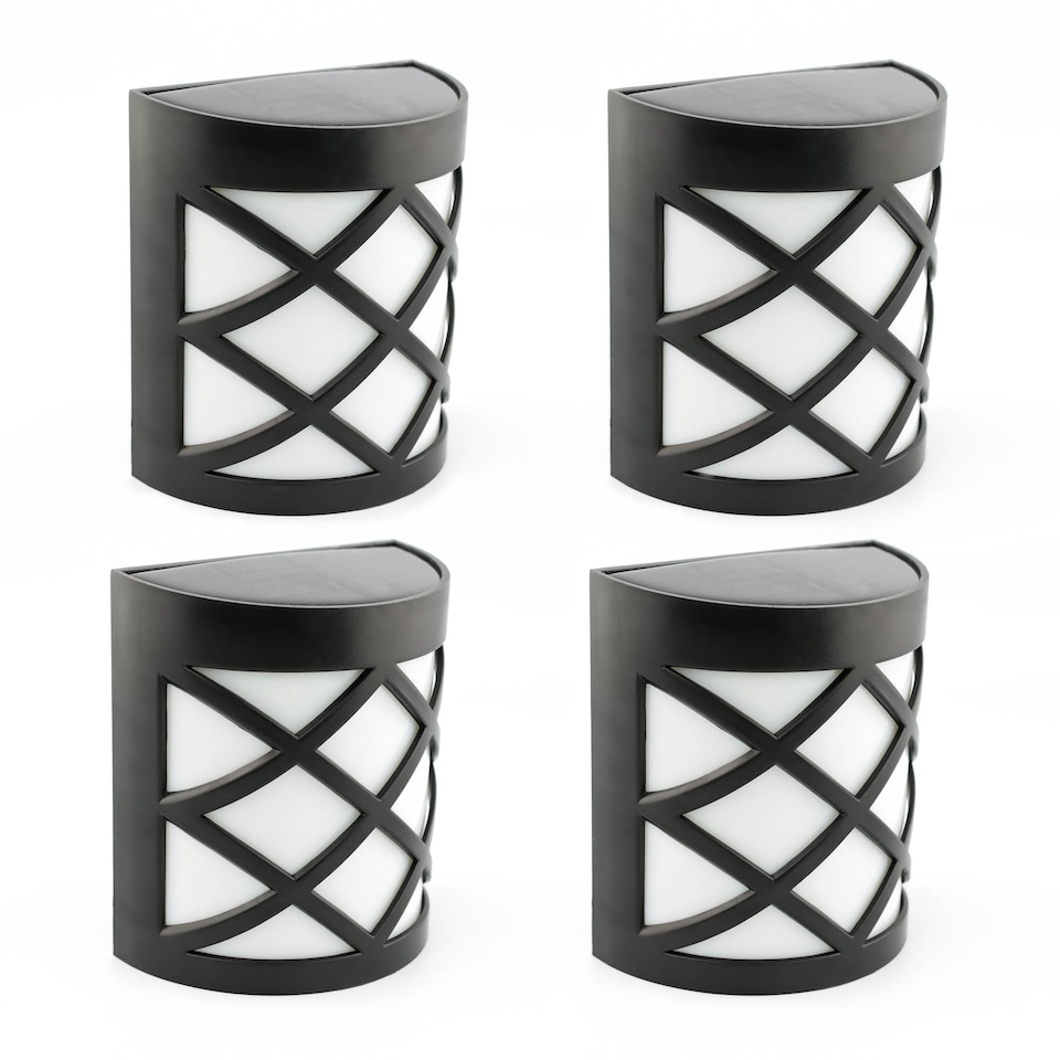image 1 of Gardenwize Solar Powered Deck Fence Wall Lights