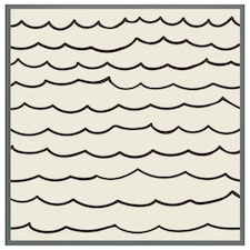Wave lines (Picutre Frame) Grey | S